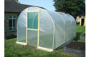 8ft Wide Polytunnels | Small Allotment Polytunnels - Premier Polytunnels