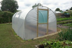 8ft Wide Polytunnels | Small Allotment Polytunnels - Premier Polytunnels