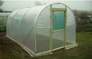 8ft Wide Polytunnels | Small Allotment Polytunnels - Premier Polytunnels